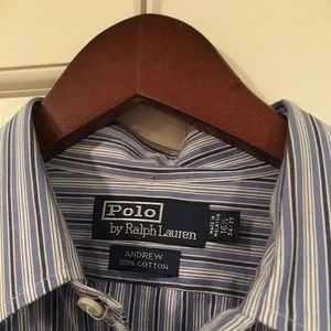 Polo long sleeve stripe shirt